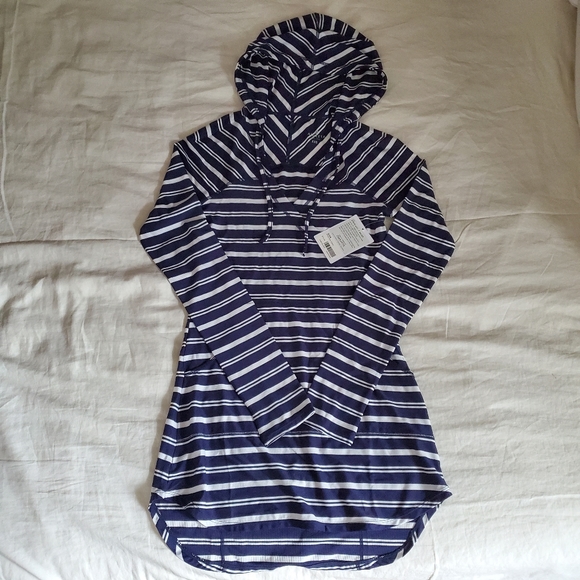 🆕 NWT Athleta Stripe Wick-It Wader - Picture 2 of 7